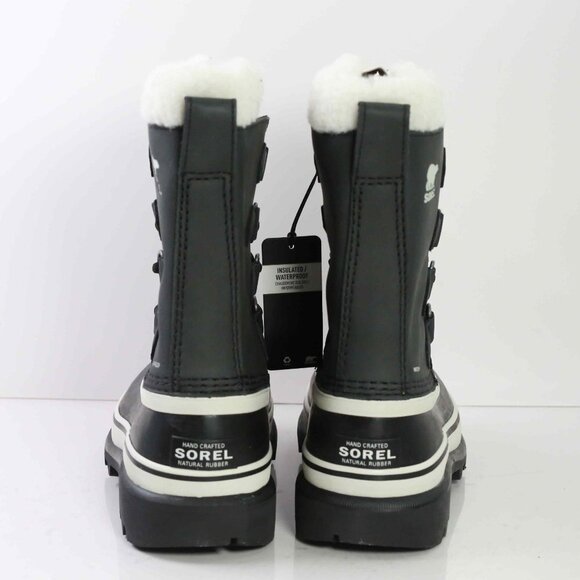 NWT!  Sorel Caribou Snow Boot in Black, Stone, Size 6 - Picture 6 of 10